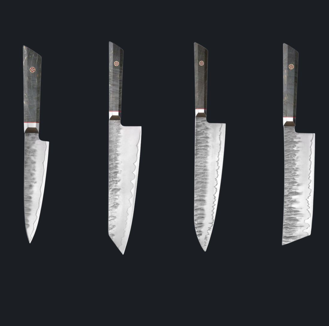 Yūrei Series – 4-Piece Hand-Forged Set