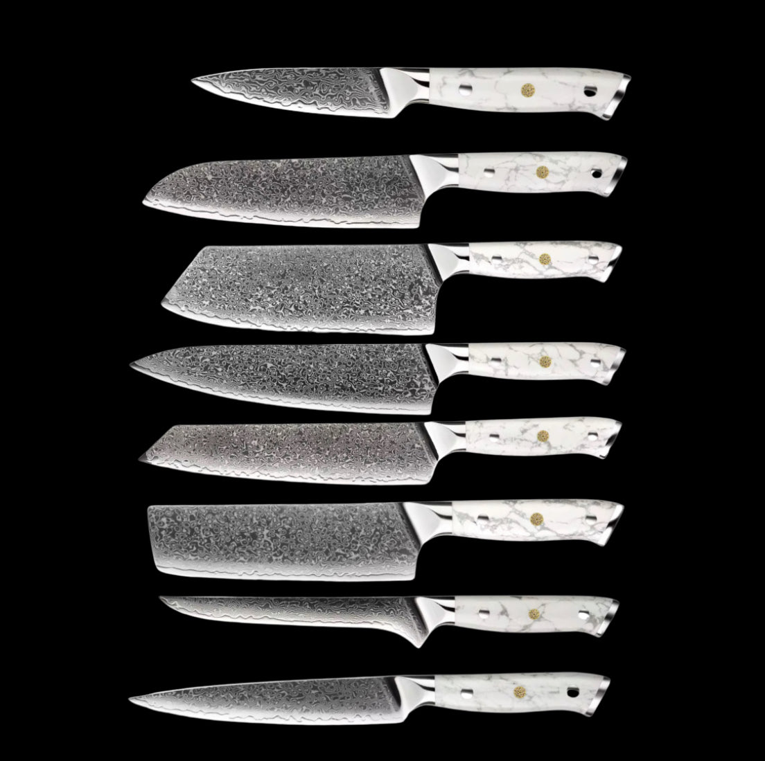 Shiro Master Series – 8 Piece Knife Set